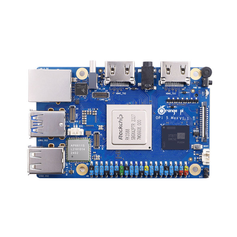 Orange Pi 5 MAX Development Board RK3588 On-Board WiFi & 2.5G High-Speed Network Port Board Kit Included