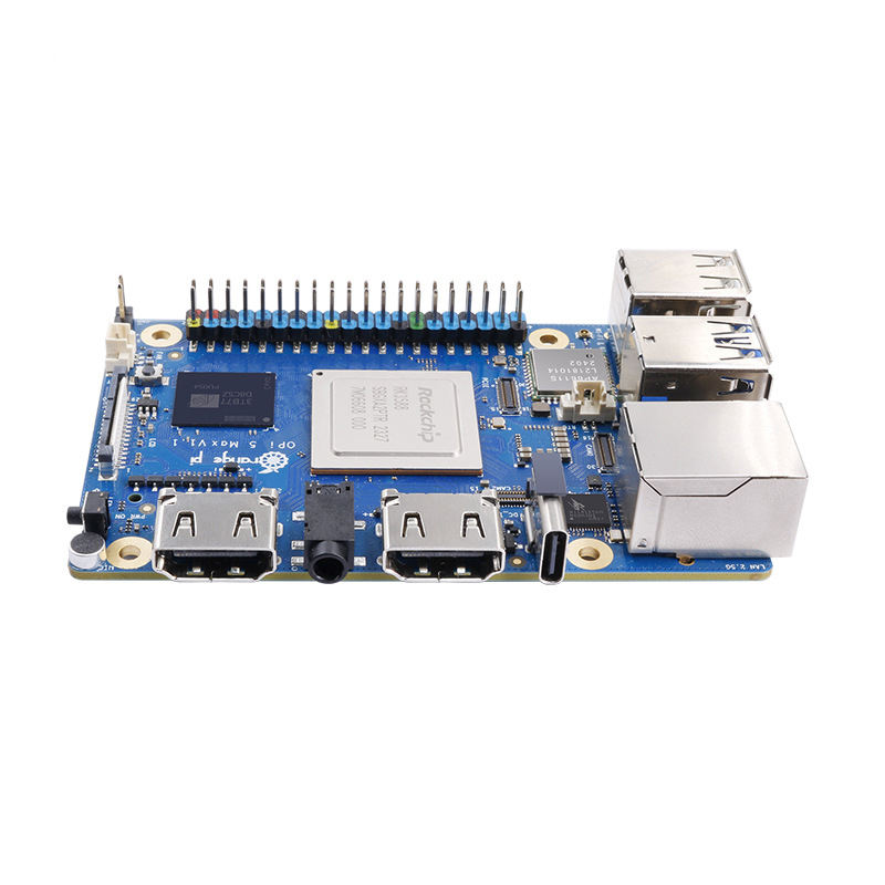 Orange Pi 5 MAX Development Board RK3588 On-Board WiFi & 2.5G High-Speed Network Port Board Kit Included
