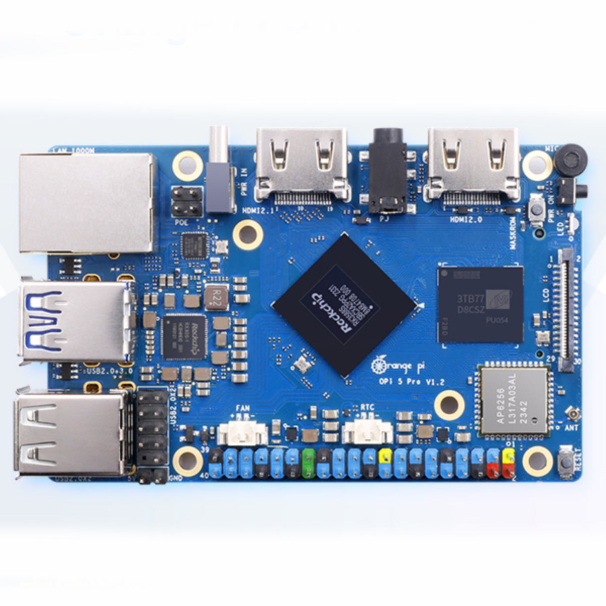 Factory Supply Orange Pi 5 Pro Development Board RK3588S Rockchip with 4GB 8GB 16GB 32GB LPDDR5 Android OS