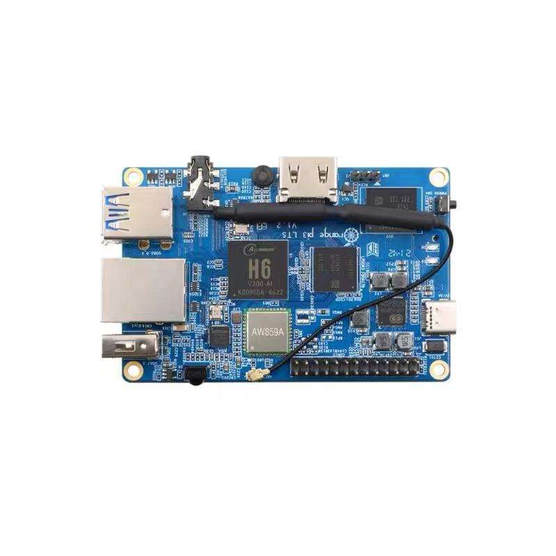Orange Pi 3+ Shell Kit with 2GB LPDDR3 Allwinner H6 Development Board Long Term Support (LTS)