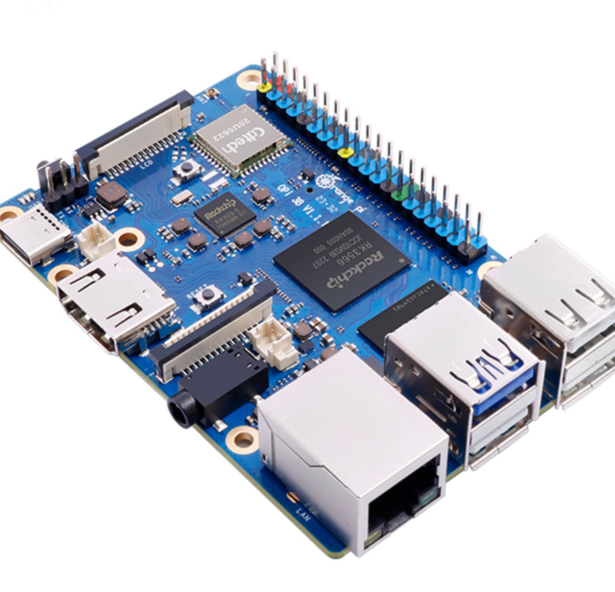 Orange Pi 3B development board Orange Pi 3B quad core RK3566 supports eMMC module Orange Pi 3B