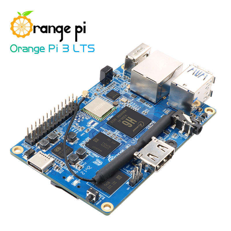 Orange Pi 3+ Shell Kit with 2GB LPDDR3 Allwinner H6 Development Board Long Term Support (LTS)