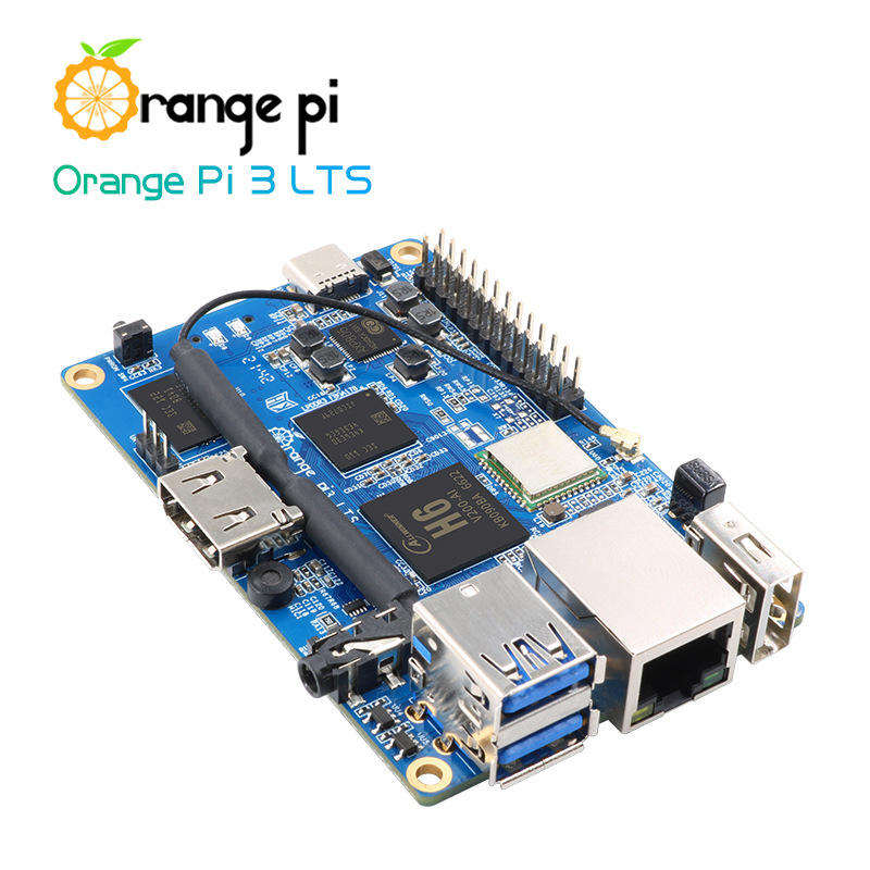 Orange Pi 3+ Shell Kit with 2GB LPDDR3 Allwinner H6 Development Board Long Term Support (LTS)