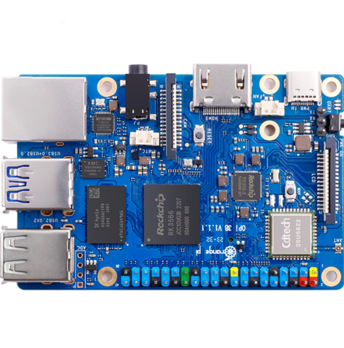 Orange Pi 3B development board Orange Pi 3B quad core RK3566 supports eMMC module Orange Pi 3B