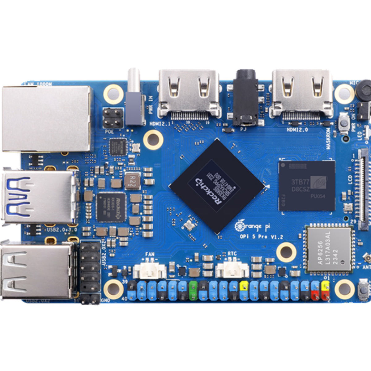 Factory Supply Orange Pi 5 Pro Development Board RK3588S Rockchip with 4GB 8GB 16GB 32GB LPDDR5 Android OS