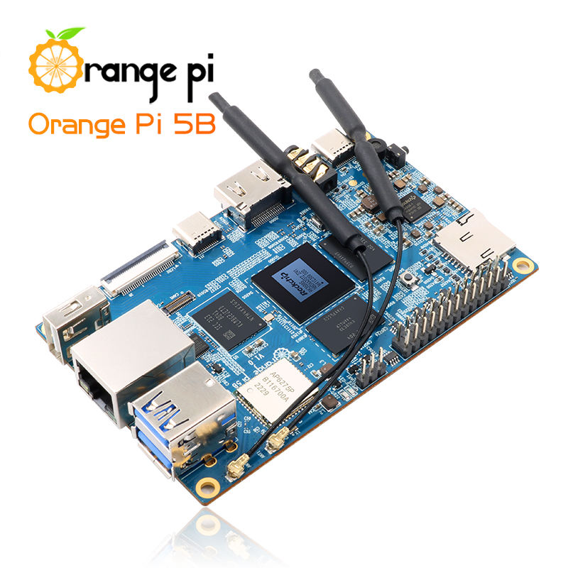 Original factory supply orange pi 3 Allwinner H6 chip motherboard 2G memory 8G storage card computer Android development board