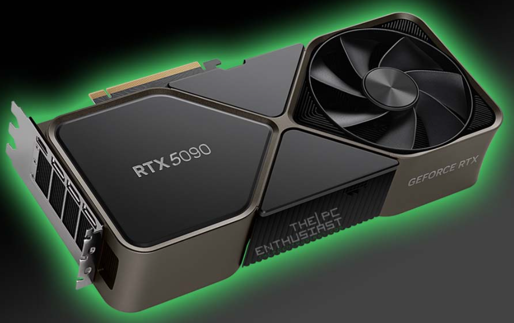 New NVIDIA GeForce RTX 5090 5th Gen Tensor Core GPU 32 GB GDDR7 with 256-Bit Memory Interface and Fan Cooler New Product