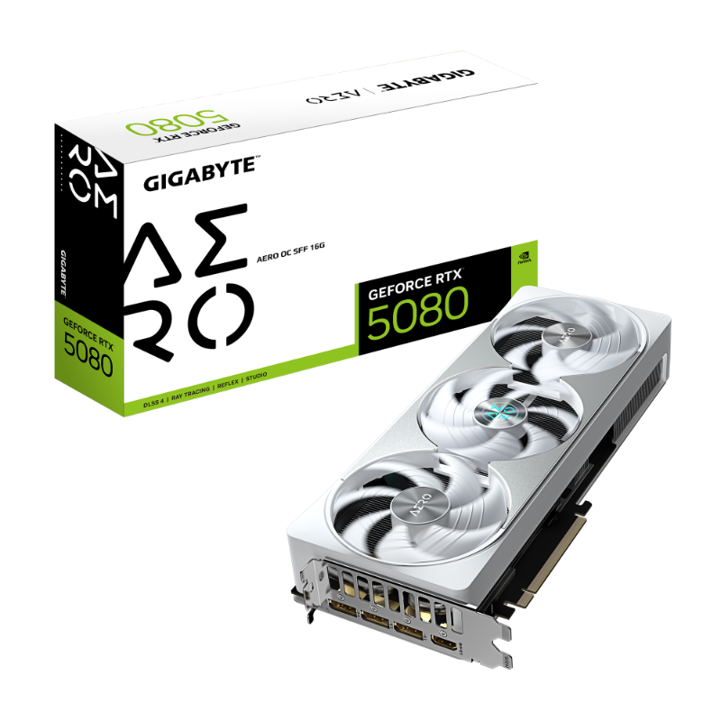 GIGABYTE GeForce RTX 5080 AERO OC SFF 16G Graphics Card