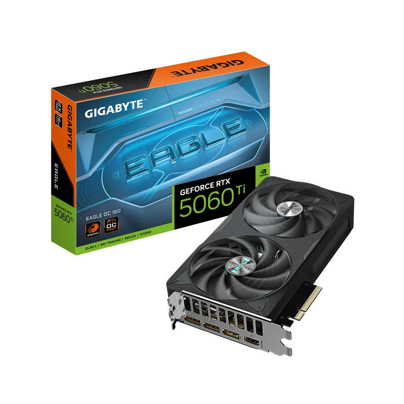 GeForce RTX 5060 Ti EAGLE OC 16G SFF 12GB GDDR6 AI Graphics Card PCI Express Interface for Gaming Workstation Esports Design