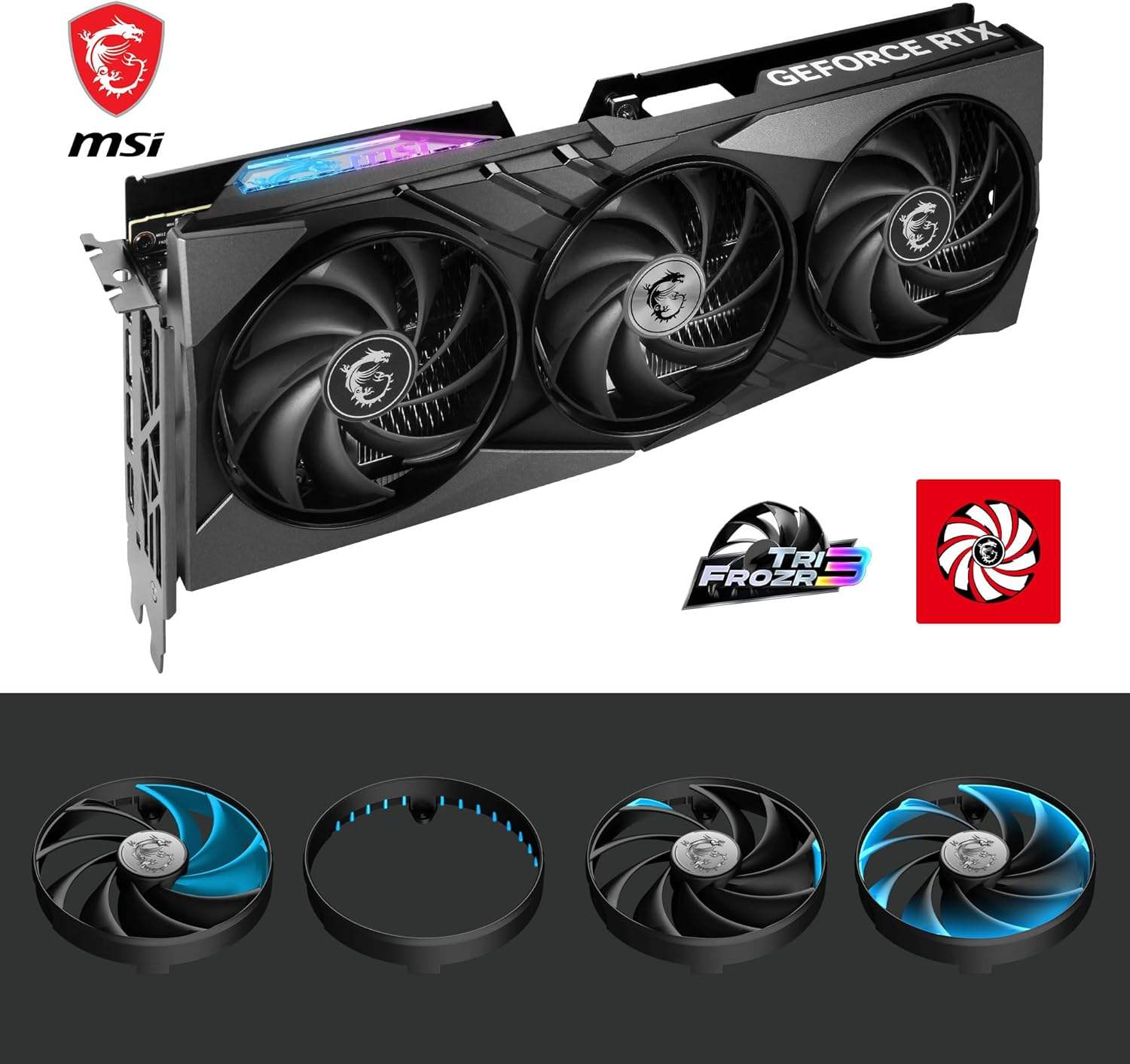 MSI GeForce RTX 4060 Ti GAMING X SLIM OC 16GB GDDR6 Graphics Card GDDR6 128bit 18000MHz