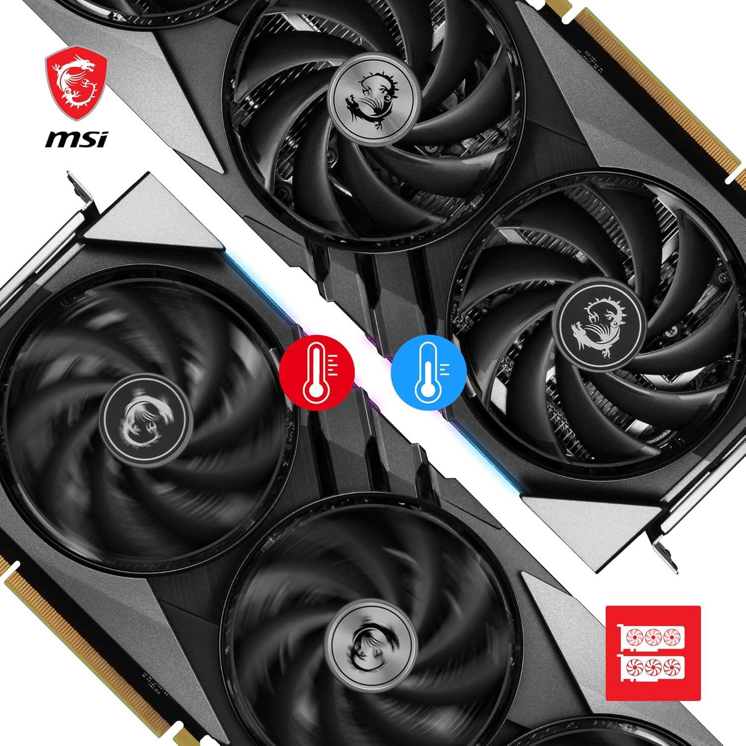 MSI GeForce RTX 4060 Ti GAMING X SLIM OC 16GB GDDR6 Graphics Card GDDR6 128bit 18000MHz