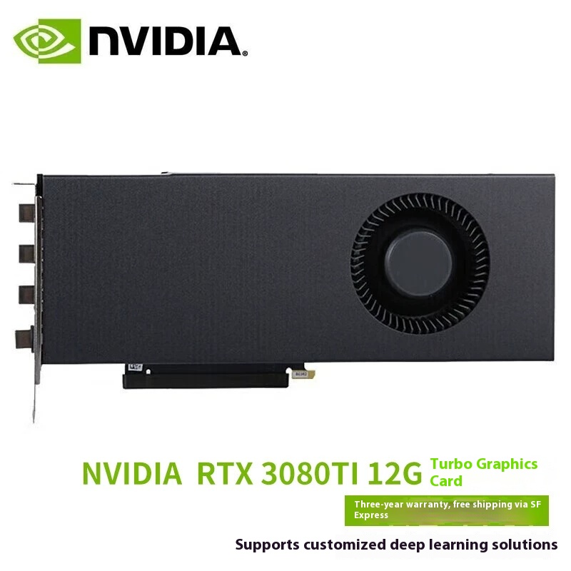 Nvidia RTX3090/4090/3080 / / 3070/3060 turbine graphics and double wide deep learning GPU computing RTX3080TI 12 g turbine card