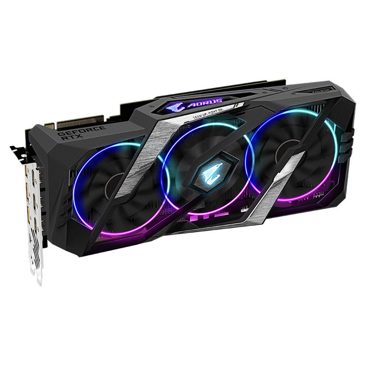 GIGABYTE NVIDIA AORUS GeForce RTX 2080 SUPER 8G Used Gaming Graphics Card with 8GB GDDR6 256-bit Memory