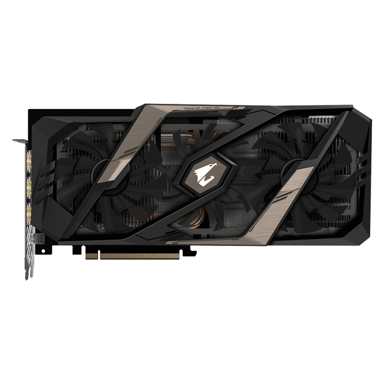 GIGABYTE AORUS GeForce RTX 2070 8G Used Gaming Graphics Card with GeForce RTX 2070 GPU and 8GB GDDR6 256-bit Memory Interface
