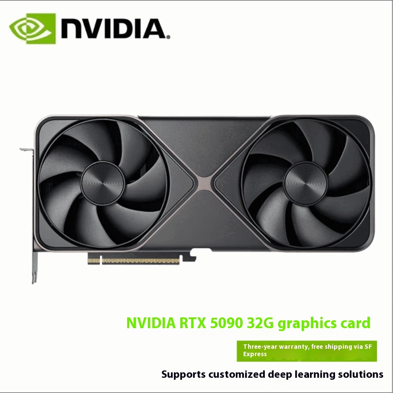 NVIDIA RTX5090/5090D 32G reference version, large model training, AI deep learning, professional design, 3D rendering, RTX5090 32G (Reference EF)