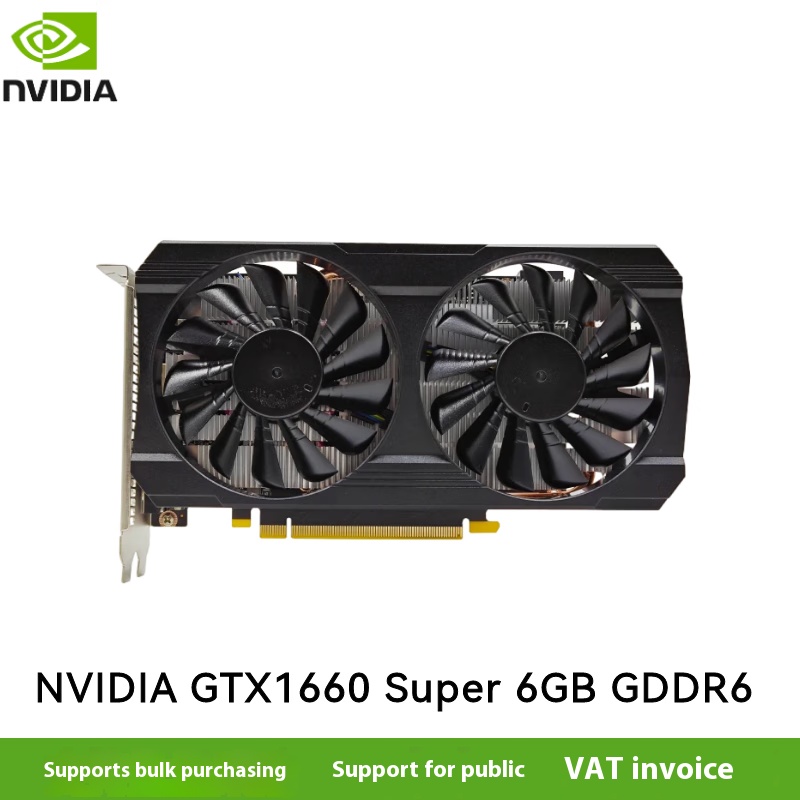 NVIDIA GTX 1660 SUPER 6G GDDR6 dedicated graphics card for industrial control, high-definition 4k projector, 3-screen, brand-new white-label GTX 1660 SUPER 6G