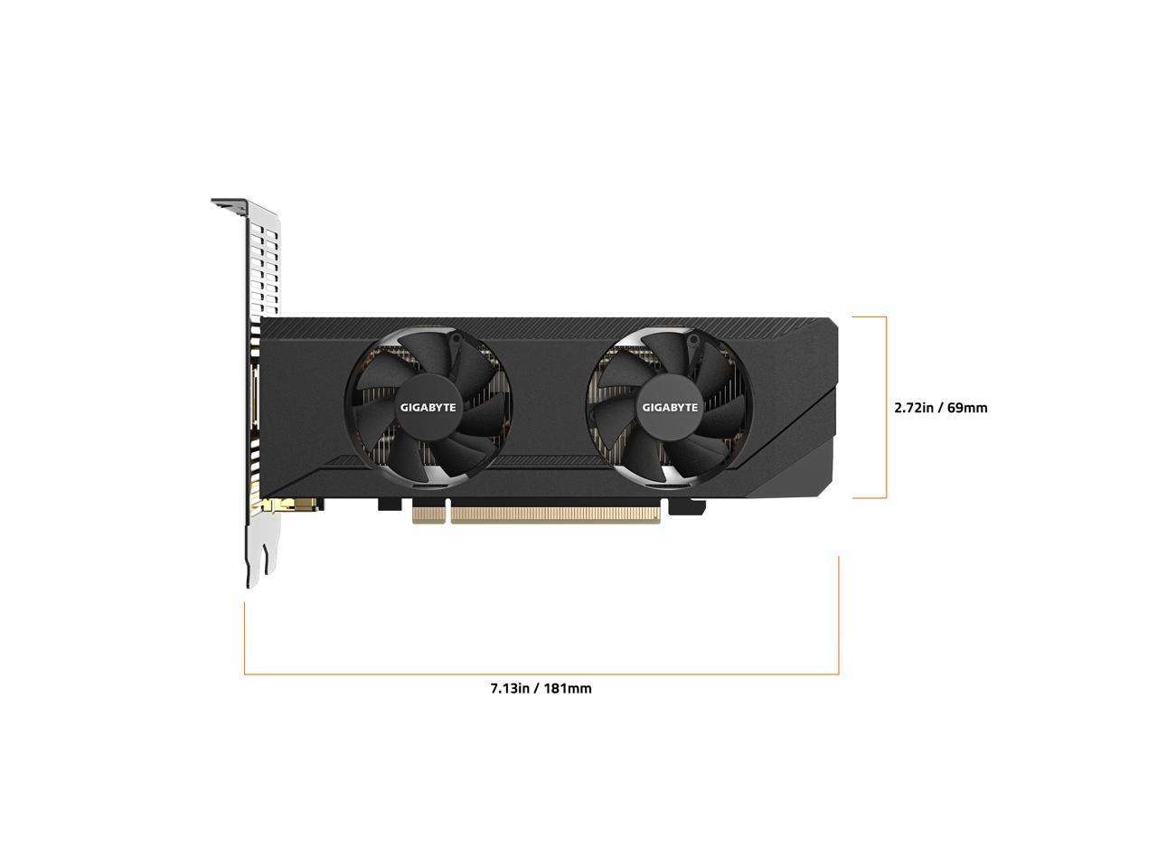 GIGABYTE GeForce RTX 3050  6G Graphics Card 2x WINDFORCE Fans 6GB GDDR6 96-bit GDDR6 GV-N3050OC-6GL Video Card