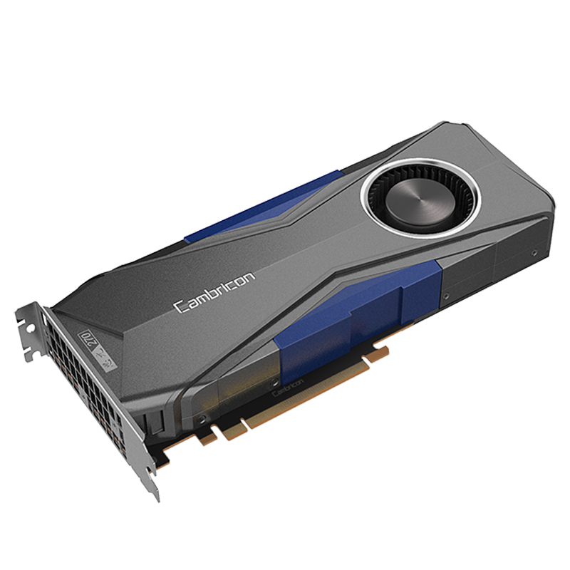 Cambricon MLU270-F4 intelligent acceleration card, Cambrxon computing card, GPU card