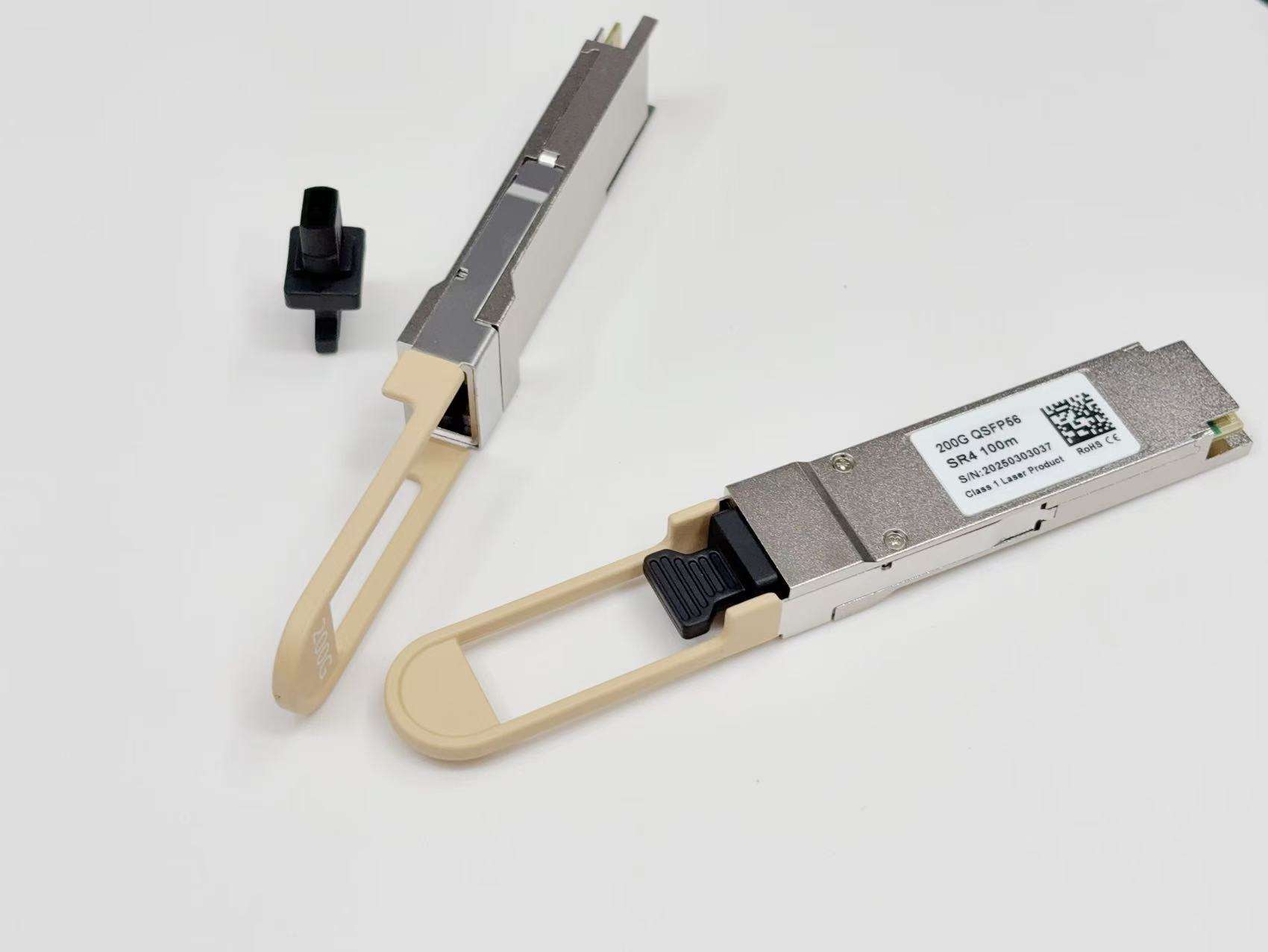 Fiber SFP Transceiver Module QSFP56 200G SR4 MPO 100M SFP Optical Transceivers