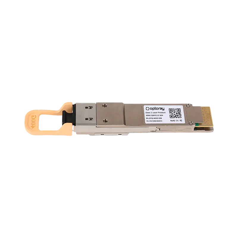 400GBASE-SR4 QSFP112 Optical Transceiver Module 850nm VCSEL/PIN 50m DOM MPO Connector 100m MMF Fiber Optic Cable Network Use