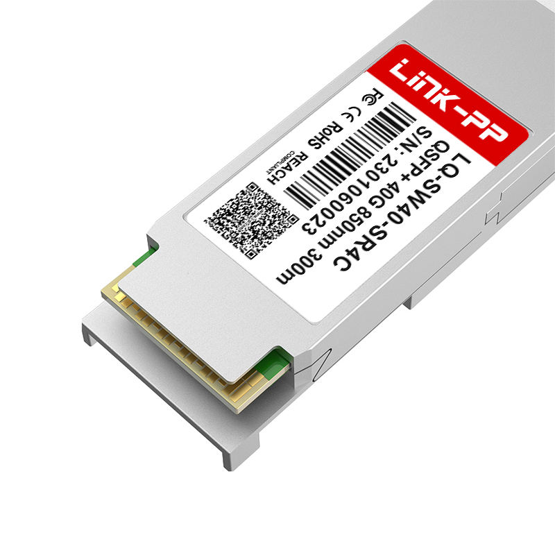 QSFP+ 40GBASE-SR BiDi 300m Multi Mode Duplex LC Optical Transceiver Module QSFP-40G-SR-BD