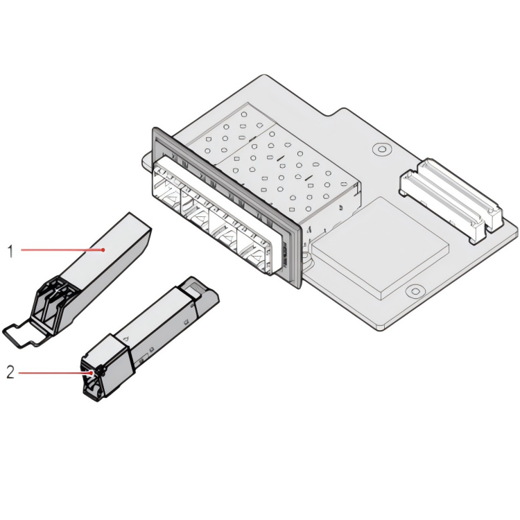 High quality HW 02315200 1.25G 1310NM 10KM SM LX ESFP Fiber Gigabit Network Optical Transceiver Module