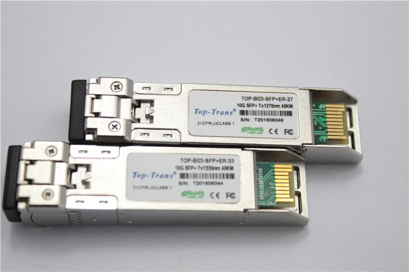 10G BIDI Single Fiber SFP+ Transceiver 10KM 20KM 40KM 60KM 80KM 100KM Smf for FTTX BiDi Transceiver Cost Per Port Calculation