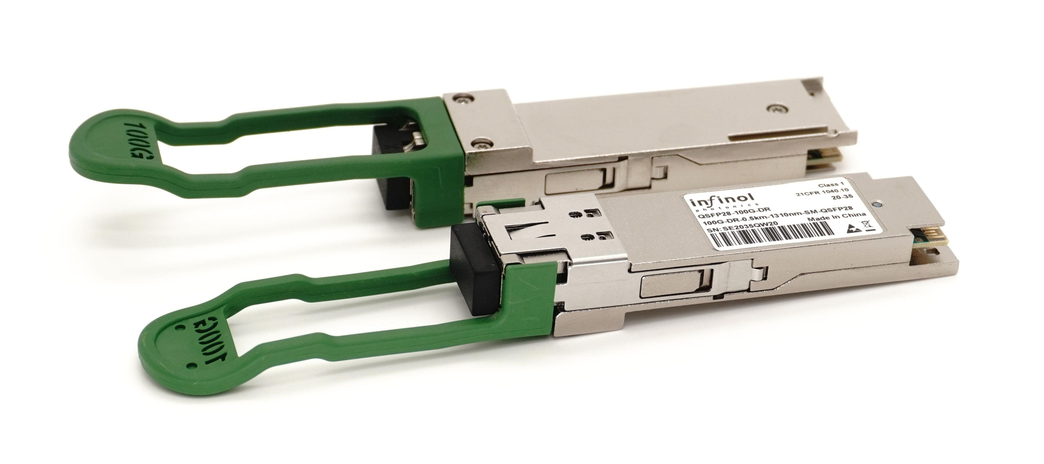 100G FR QSFP28 SMF 1310nm Dual LC DDM 2KM Optical Module Fiber Optic Transceiver for WiFi 4G and 3G Networks