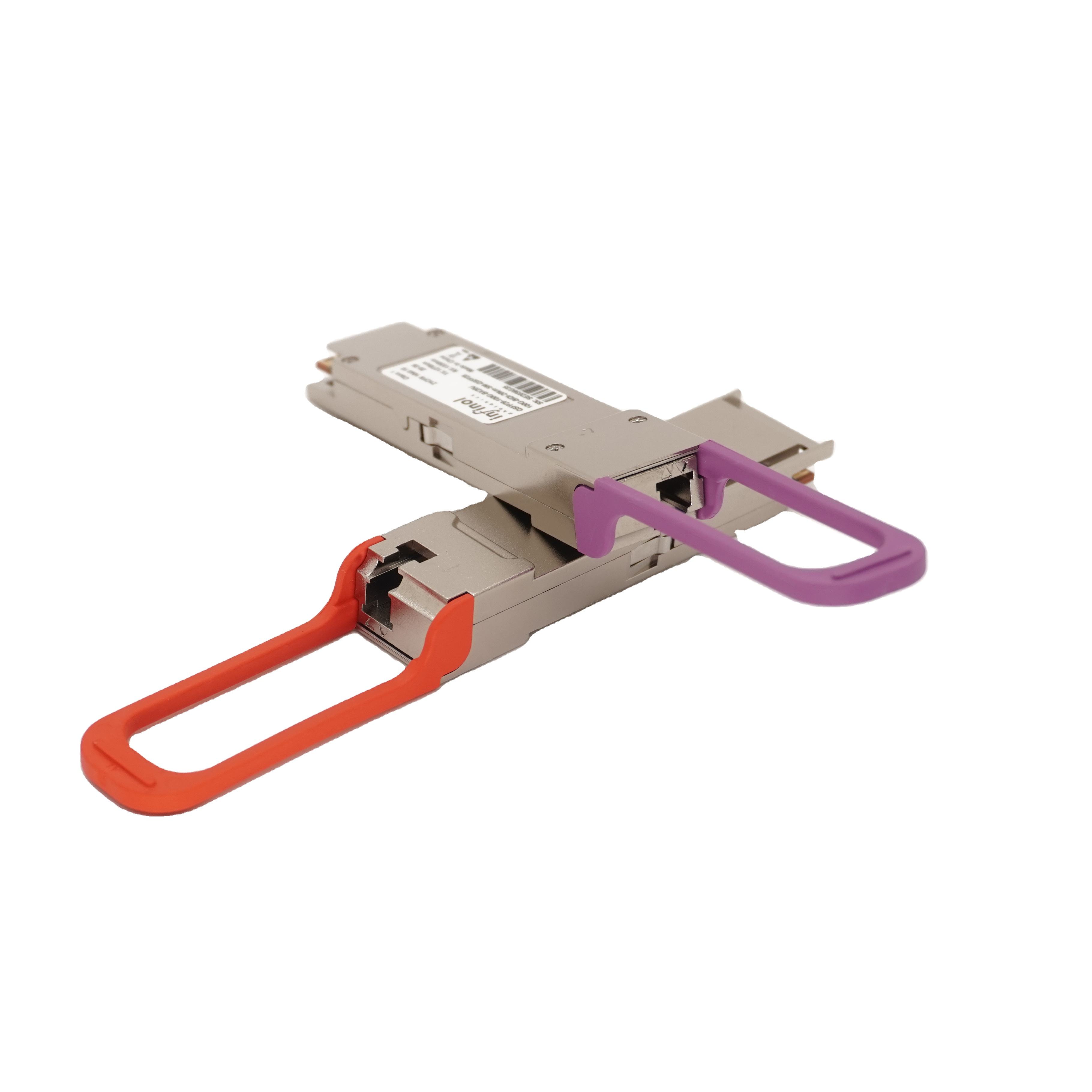 100G BIDI 20KM QSFP28 Transceiver Module Compatible Simplex LC SMF100G with 1270nm-TX/1330nm-RX for 4G Wi-Fi 3G Networks
