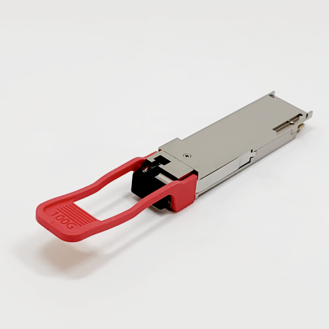 QSFP28 100G BIDI Optical Transceiver SFP Hot Pluggable Simplex LC Connector Single Mode 100 Gigabit Ethernet