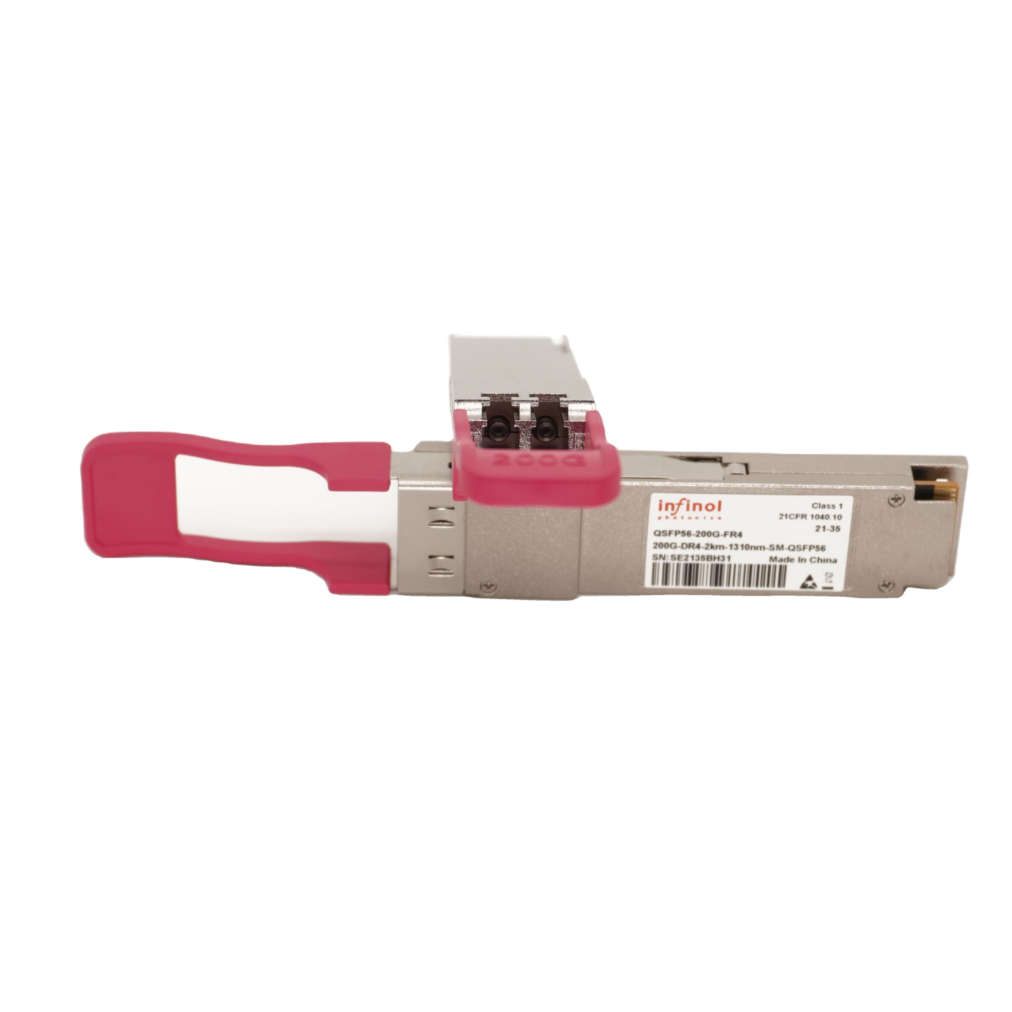 Factory Direct 200G QSFP56 FR4 Optical Transceiver LC QSFP Module 1270-1330nm 2KM for WiFi 4G 3G Fiber Optic Networks