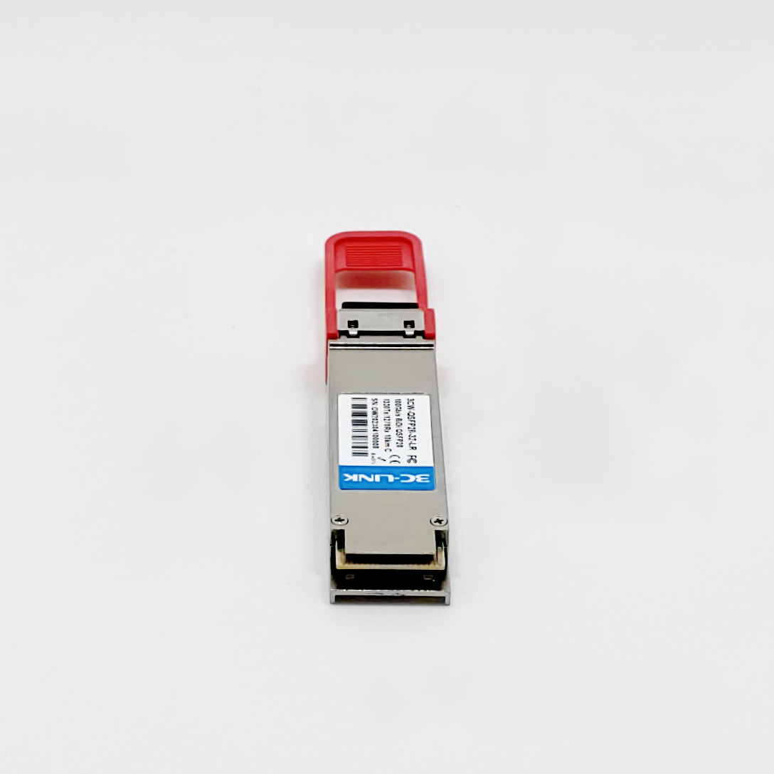 QSFP28 100G BIDI Optical Transceiver SFP Hot Pluggable Simplex LC Connector Single Mode 100 Gigabit Ethernet