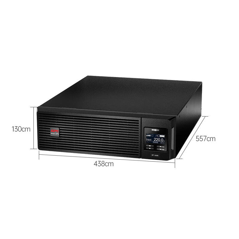 APC SURT3000XLICH 3KVA/2.7KW Online Uninterruptible Power Supply 220/230/240V Output Voltage APC Smart RT UPS External Battery