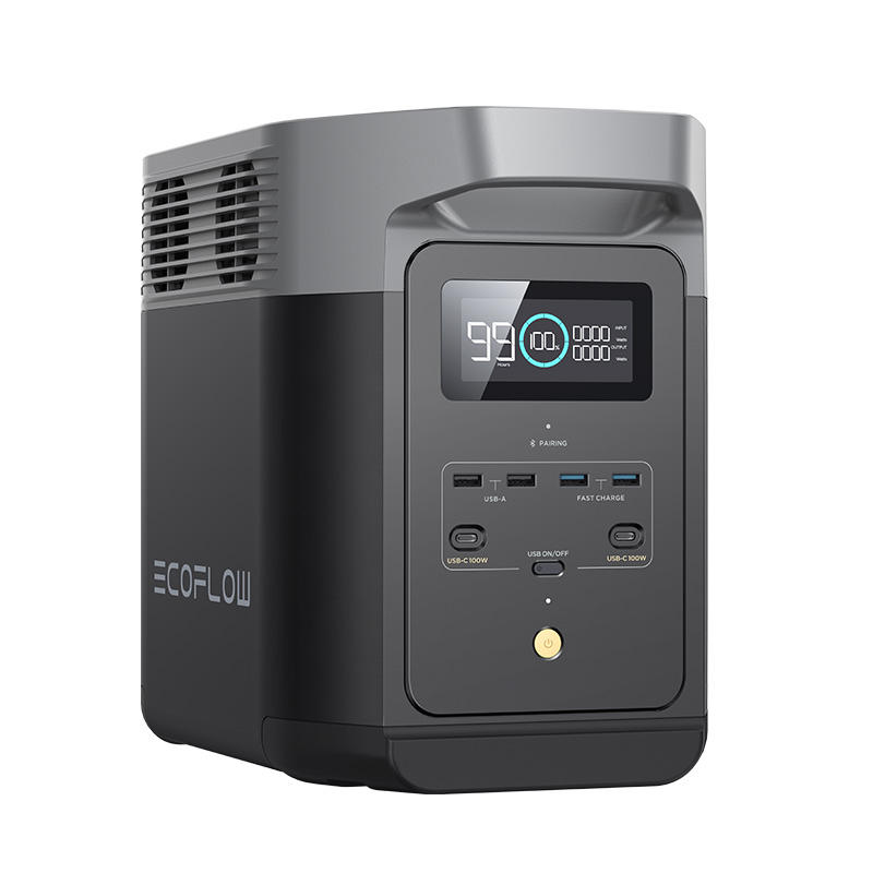 EcoFlow DELTA 2 Large Capacity 1 Kilowatt-Hour Pure Sine Wave MPPT Outdoor Power Supply Fast Charging for RV Camping Solar Panel