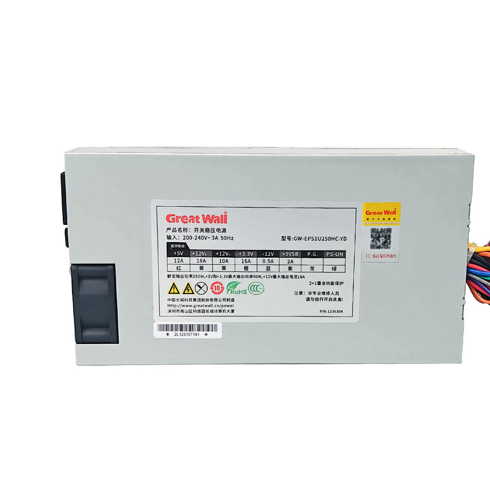 Great Wall GW-EPS1U250HC-YD ATX 1U Power 250W PSU 1U Power Supply for 1U Server