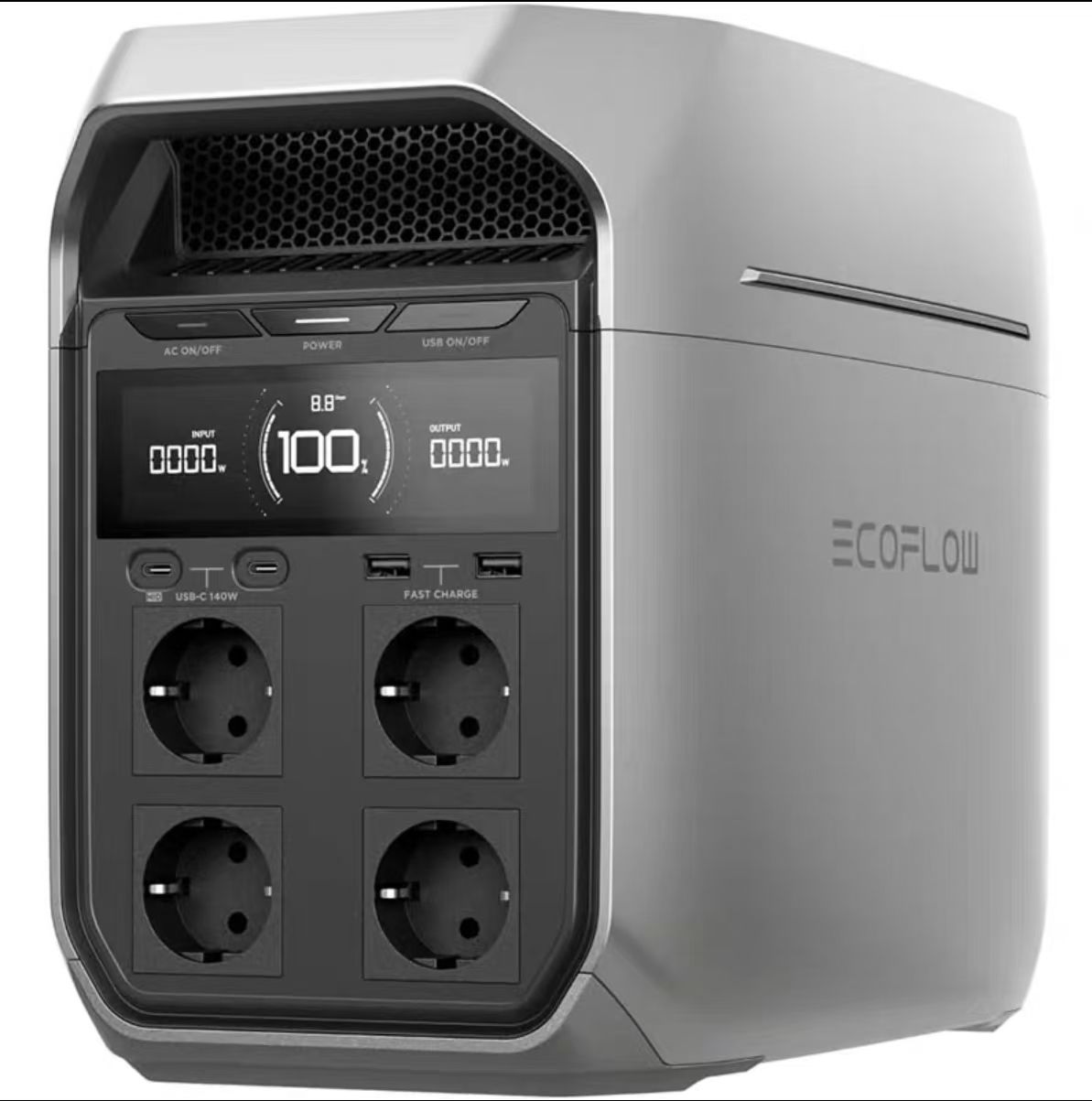 EcoFlow DELTA3 PLUS European Standard Camping Vehicle Mobile Power Supply Device; Outdoors Camping Charging Equipment