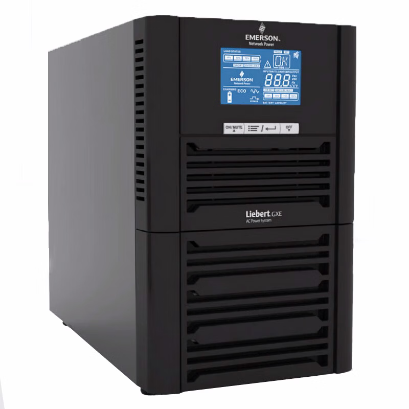 Vertiv UPS Uninterruptible Power Supply GXE 01k00TS1101C00 Tower 1KVA 800W Voltage Regulator Server 1KVA Built-in Battery