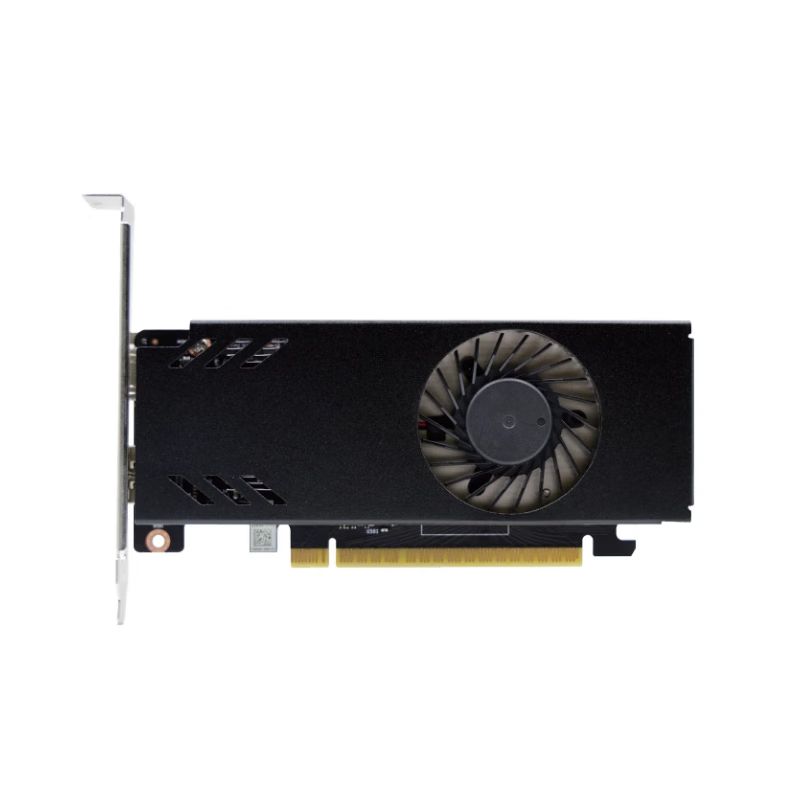 NVIDIA GTX1650 4G GDDR6 knife card, single-fan graphics card, half-height graphics card, mini industrial control chassis GTX1650 4G
