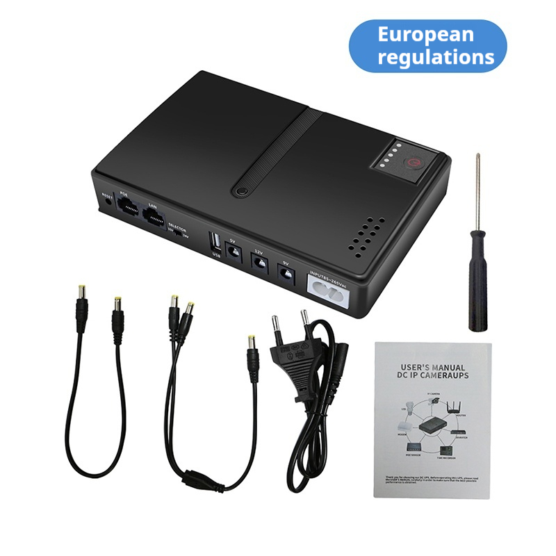1018L DC Backup Power Supply UPS Power Router Optical Modem Built-in Adapter 5V, 9V, 12V/15V/24V